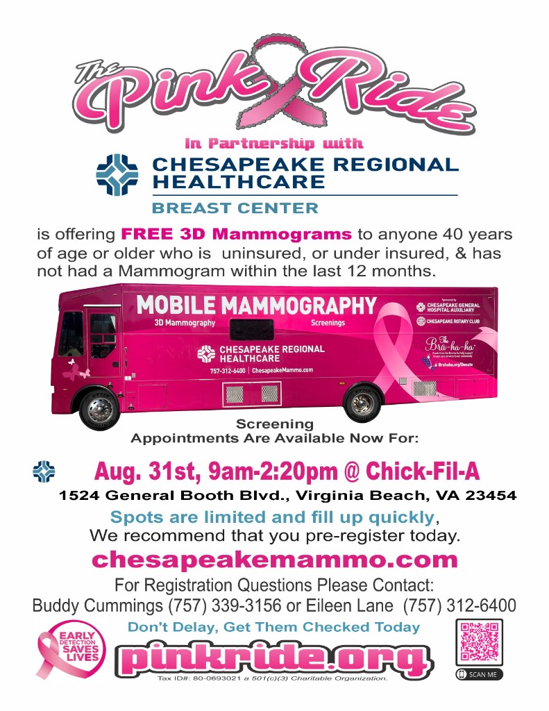 3D Mammogram Screening @ Chick-Fil-A